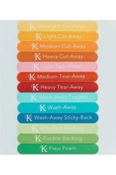 Kimberbell, Stabilizer Slap Band Organizers - 16pk